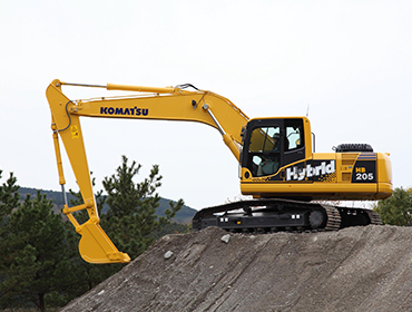 Komatsu’nun hibrit iş makinaları